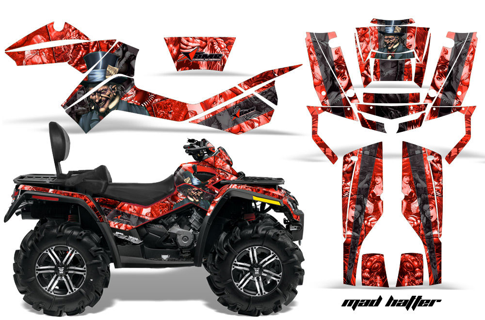 Can-Am Outlander MAX Graphics Kit-WEB MH RB